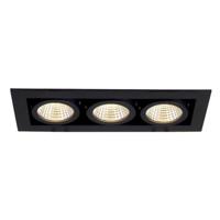 SLV InbouwarmatuurKadux Recessed 3-lichts spot zwart - 115720 SLV InbouwarmatuurKadux Recessed 3-lichts spot zwart - 115720