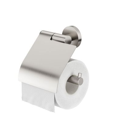 Tiger Toiletrolhouder Boston Met Klep RVS Geborsteld