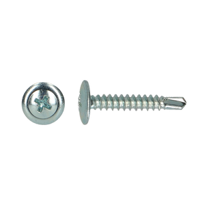 pgb-Europe PGB-FASTENERS | Zelfborende schroef bolkop+kraag Ø 4,20x13 Zn | 200 st 0ZBBKR001004201304