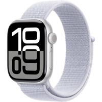 Apple Watch Series 10 GPS 42 mm Aluminium kast Sport loop Blauwe wolk