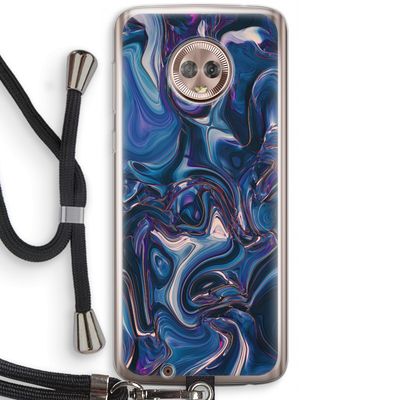 Mirrored Mirage: Motorola Moto G6 Transparant Hoesje met koord