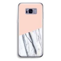 A touch of peach: Samsung Galaxy S8 Plus Transparant Hoesje