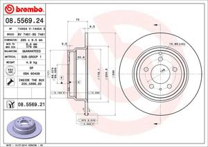 Brembo Remschijven 08.5569.24