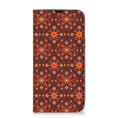 iPhone 14 | Hoesje met Magneet | Batik Brown