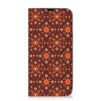 iPhone 14 | Hoesje met Magneet | Batik Brown
