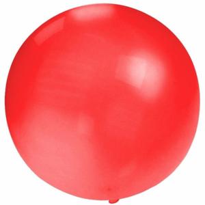 Grote ballonnen 60 cm - rood - Feestartikelen/versiering - verjaardag