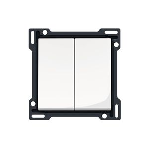 Niko Original bedieningsknop voor dubbele schakelaar bright white
