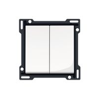Niko Original bedieningsknop voor dubbele schakelaar bright white