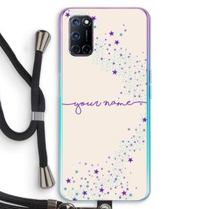 Sterren: Oppo A72 Transparant Hoesje met koord