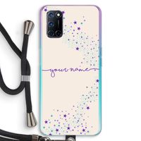 Sterren: Oppo A72 Transparant Hoesje met koord