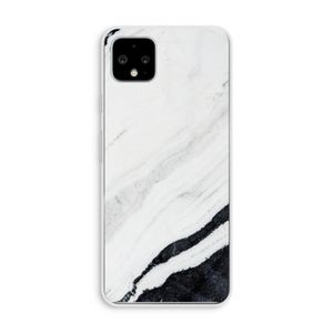 Elegante marmer: Pixel 4 XL Transparant Hoesje
