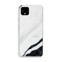 Elegante marmer: Pixel 4 XL Transparant Hoesje