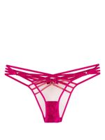 Agent Provocateur culotte Rubi à ornements en cristal - Rose - thumbnail