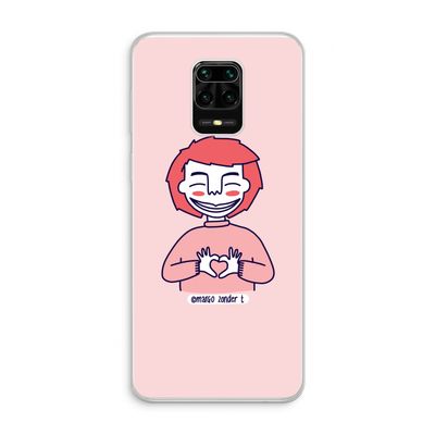 Hartje: Xiaomi Redmi Note 10 Lite Transparant Hoesje