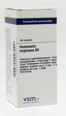 VSM Hamamelis virginiana D6 (200 tab)