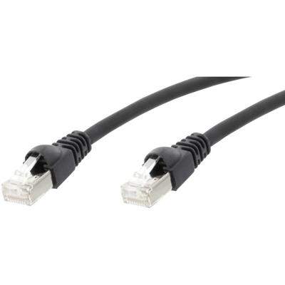 Telegärtner 100008267 RJ45 Netwerkkabel, patchkabel CAT 6A S/FTP 2.00 m Zwart Vlambestendig, Snagless, Vlambestendig, Halogeenvrij, UL gecertificeerd 1 stuk(s)