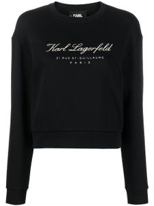 Karl Lagerfeld sweat Hotel Karl à col rond - Noir