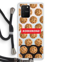 Koekerond: Samsung Galaxy S10 Lite Transparant Hoesje met koord