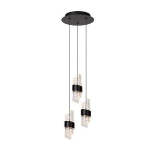 Lucide KLIGANDE Hanglamp 3xGeïntegreerde LED - Zwart