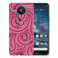 Nokia 8.3 | Hoesje maken | Swirl Pink