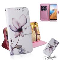 Schilderij patroon gekleurde tekening horizontale Flip lederen draagtas met houder & kaartsleuven & portemonnee voor Xiaomi Redmi 7A (Magnolia)
