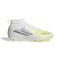 adidas F50 Sparkfusion League Gras / Kunstgras Voetbalschoenen (MG) Kids Wit Grijs Neongeel