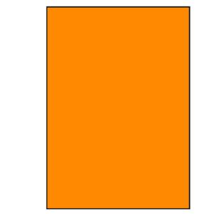 Oranje A4 etiketten 210 x 297 mm 100 vel Sorex