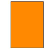 Oranje A4 etiketten 210 x 297 mm 100 vel Sorex