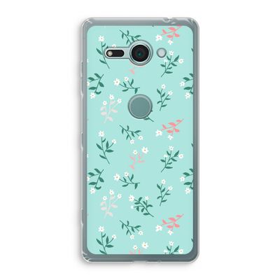 Small white flowers: Sony Xperia XZ2 Compact Transparant Hoesje
