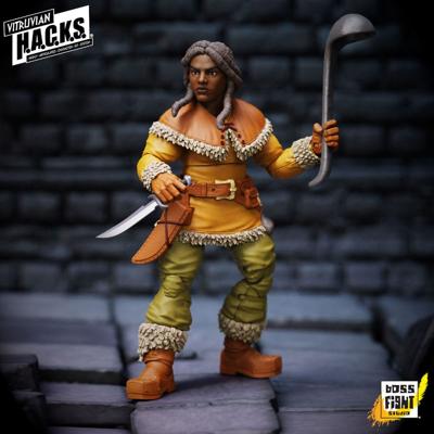 Vitruvian H.A.C.K.S. Action Figure Dwarf Tavern Keeper Madame Ruskin Vitruvian H.A.C.K.S. Action Figure Dwarf Tavern Keeper Madame Ruskin