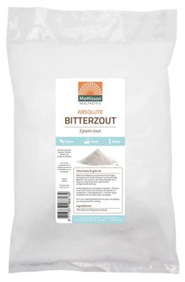 Mattisson HealthStyle Bitterzout Epsom Navulzak