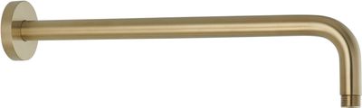Ben Round douche-arm 40cm geborsteld messing pvd