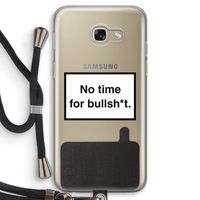 No time: Samsung Galaxy A5 (2017) Transparant Hoesje met koord