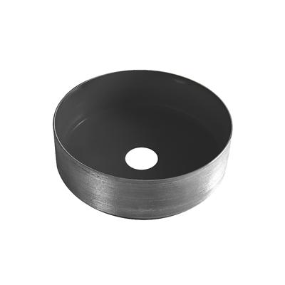 Waskom BWS Dink 36x36 cm Rond Gunmetal / Mat Zwart Boss & Wessing