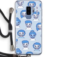Gezichtjes: Samsung Galaxy S9 Plus Transparant Hoesje met koord