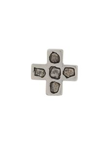 Parts of Four boucle d'oreille Plus Mega Pavé 12 mm - Argent