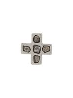 Parts of Four boucle d'oreille Plus Mega Pavé 12 mm - Argent