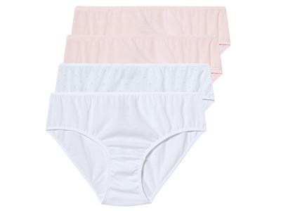 pepperts! 4 meisjes onderbroeken (158/164, roze/wit)