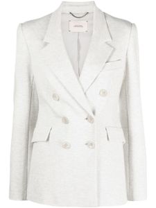 Dorothee Schumacher blazer croisé à revers crantés - Gris