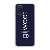 Gijweet: Samsung Galaxy A03s Transparant Hoesje