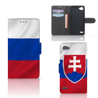 LG Q6 | LG Q6 Plus Bookstyle Case Slowakije - thumbnail