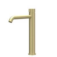 Wastafelkraan IVY Tribe Model L Coldstart RVS316 Geborsteld Mat Goud PVD IVY