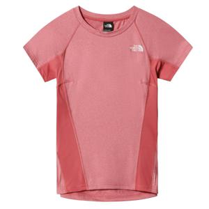 The North Face Athletic Outdoor Tee Dames T-shirt Slate Rose White Heather-Slate Rose S