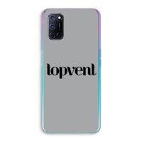 Topvent Grijs Zwart: Oppo A72 Transparant Hoesje Topvent Grijs Zwart: Oppo A72 Transparant Hoesje