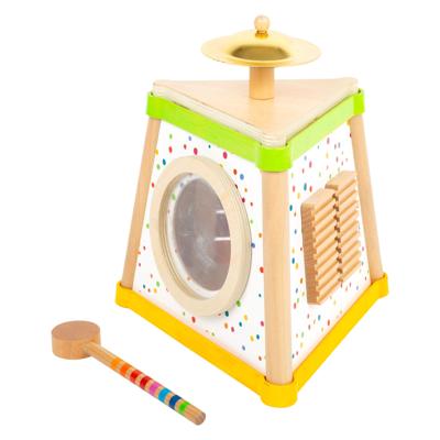 Small Foot houten muziek driekhoek met stippen