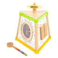 Small Foot houten muziek driekhoek met stippen