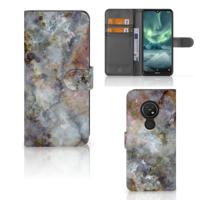 Nokia 7.2 | Nokia 6.2 | Bookcase | Marmer Grijs