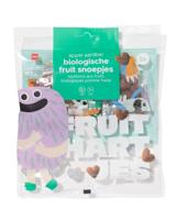 HEMA Bio fruitsnoepjes appel-aardbei uitdeelzak - 8 stuks