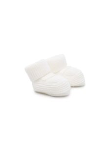 Little Bear chaussons en maille - Blanc