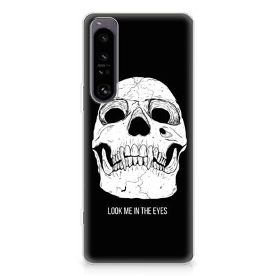 Silicone Back Case Sony Xperia 1 IV Skull Eyes Silicone Back Case Sony Xperia 1 IV Skull Eyes